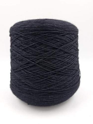 Пряжа Babhar, Zegna Baruffa, меринос, кашемир, цвет черный  (col. 945)